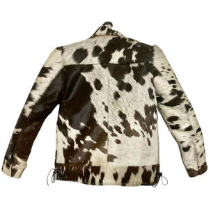 Top vente hommes élégant veste en cuir de vachette couleur différente vêtements de mode à manches longues vestes en cuir de vachette pour hommes - Product Image 2