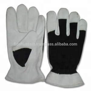 Guantes de piel de cabra aprobados por ANSI de Pakistán, guantes de trabajo elásticos en el interior para un ajuste flexible, Guantes de Seguridad duraderos - Product Image 3