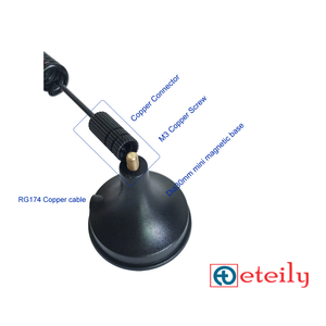 Antenne magnétique 5G 15dBi avec câble RG174 (L-3mtr) + connecteur mâle SMA - Product Image 4