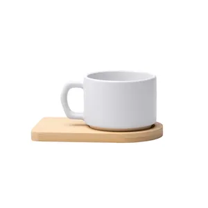 Tazza Personalizzata in Ceramica e Bambù Lodra, Gadget Promozionale Personalizzabile - Product Image 1