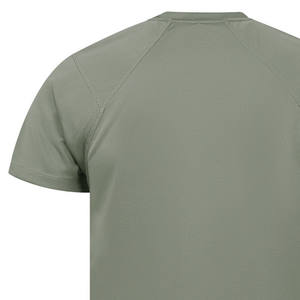 เสื้อยืดสำหรับผู้ชายใส่วิ่งออกกำลังกายผ้าโพลีเอสเตอร์87% 13% ผ้าสแปนเด็กซ์แห้งเร็วระบายอากาศ - Product Image 6