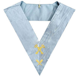 Venta superior máquina oro bordado masónico Regalia Collar masones Regalia Collar para uniforme - Product Image 1