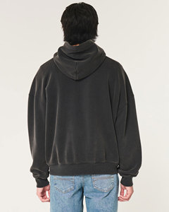 Sweat à capuche imprimé All Over Pullover Trendy Hoodies Graphic Oversized Wholesale Print Crop Hoodie - Product Image 5
