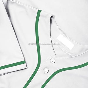 Precio de fábrica, camisetas de béisbol, sublimación personalizada para hombre, moda en blanco, Aqua, antibacteriano, Softball, Jersey, sublimación - Product Image 3