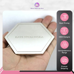 Vente dans le monde entier de qualité supérieure graver le logo couleur argent brillant pot en verre en alliage de zinc tasse bougie pot couvercle disponible au meilleur prix - Product Image 4