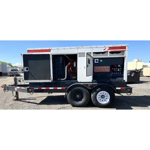 Nouveau groupe électrogène diesel industriel de 150 kW avec sélecteur de tension, sur remorque, pour usage commercial de secours - Product Image 3