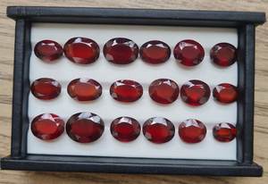 Hessonita Naranja Natural, Corte Ovalado de 8x10 mm, Piedra Preciosa Suelta de la Mejor Calidad para la Fabricación de Joyas, Venta al por Mayor - Product Image 3