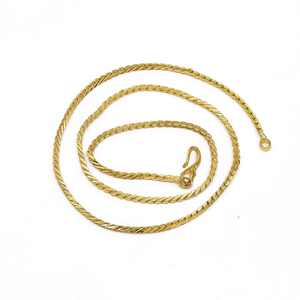 Wholesale Women's 14K 18K 24K Micro <b>Gold</b> Plated <b>Snake</b> Link <b>Chain</b> <b>Necklaces</b> Modern Design Brass Fashion Daily Wear - Product Image 1