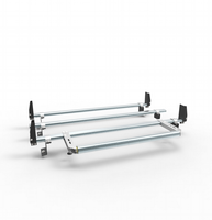 Barres de toit Peugeot Partner Aero-Tech 3 barres - Supports de chargement - Rouleau arrière Modèles de fourgonnettes uniquement 2008-2018