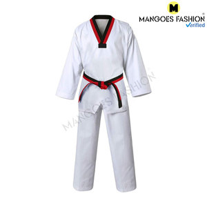 ชุดเครื่องแบบเทควันโดสำหรับผู้ใหญ่ชุดฝึกคาราเต้ชุดศิลปะการต่อสู้ใส่โลโก้ตามสั่งชุดฝึกแบบทนทานออกแบบได้ตามต้องการ - Product Image 3
