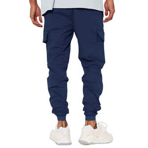 Pantalones de chándal informales para hombre a precio barato al por mayor pantalones de chándal con logotipo personalizado 100% algodón y 100% poliéster pantalones de chándal - Product Image 4