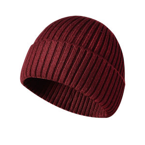 Tela de punto de hilo de invierno Keep Warm Think Hat para adultos Unisex Skullies & Beanies - Product Image 6