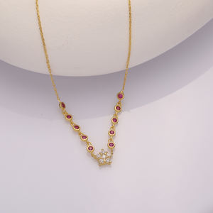 Collier à breloques en argent avec motif d'étoile en pierre CZ Améthyste Bijouterie en gros Bijouterie fine - Product Image 4