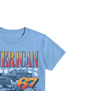 T-shirt personnalisé pour homme, manches courtes, col rond, coton jersey, imprimé sur le devant, coupe classique - Product Image 3