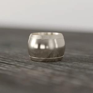 Anillo para Servilletas Redondo Básico con Acabado Plateado, Decoración Elegante para Mesa, Ideal para Restaurantes, Hoteles, Cafeterías, Bufés y Uso Diario - Product Image 4