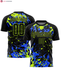 เสื้อฟุตบอลทีมชายหญิงคุณภาพสูงปี 2025 แบบสั่งทำพิเศษ พิมพ์ลายดิจิทัล OEM ODM สำหรับผู้ใหญ่ คลับฟุตบอล โพลีเอสเตอร์ 100% แห้งเร็ว - Product Image 2