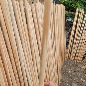 Manche à balai en bois d'eucalyptus américain Tête en plastique portable Qualité supérieure 60-120CM Fabriqué au Vietnam - Product Image 1