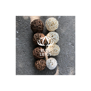 โคมไฟหวายทรงกลมตกแต่งผนังในร่มไฟประดับของขวัญคริสต์มาสไฟตกแต่งต้นสน2023ดอกบัวสีน้ำเงิน - Product Image 1