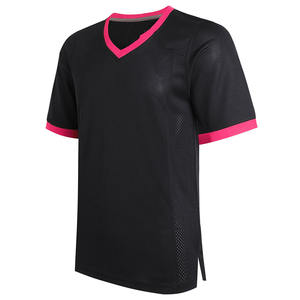 Camisetas negras de fútbol americano, venta al por mayor, retazos personalizados, ropa de buena tela de gran tamaño, camiseta de fútbol americano - Product Image 1