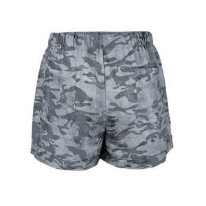 Short respirant décontracté pour femmes 100% coton couleurs personnalisées fermeture à cordon taille moyenne bonne qualité quantité minimale de commande bas - Product Image 2