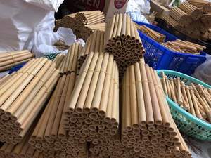 Pajita de bambú de Vietnam: Pajita de bambú natural hecha a mano, adecuada para uso en restaurantes de moda y bebidas ecológicas para el hogar favoritas - Product Image 6