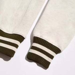 Design rayé nouveau Style de mode hommes vêtements sweats à capuche 100% coton pull col rond sweats à capuche hommes sweats décontracté - Product Image 4