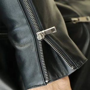 Veste en cuir pour homme, nouvelle mode, coupe-vent, en vente - Product Image 4