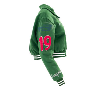 Alfa |   Kapa |   Chaqueta Universitaria Alpha Sorority, Elegante, Cuello Alto, Logotipo Bordado, Ropa de Sororidad, Logotipo Personalizado AKA Sorority - Product Image 2