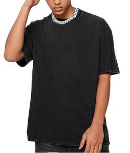 Camiseta de Algodón 100% para Hombre, con Logotipo Personalizado, Lavado Ácido, Estilo Urbano, Vintage, Talla Grande, 2026 - Product Image 2