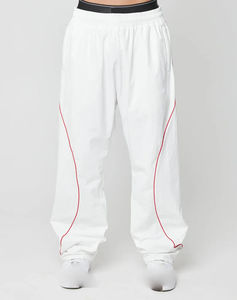 Ropa informal personalizada de talla grande pantalones de chándal con cordón sueltos holgados pierna ancha poliéster/algodón peso ligero a prueba de viento para hombre Vintage - Product Image 1