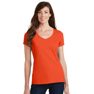 Camisetas de manga corta con cuello en V de verano para mujer, camisetas ligeras transpirables - Product Image 1