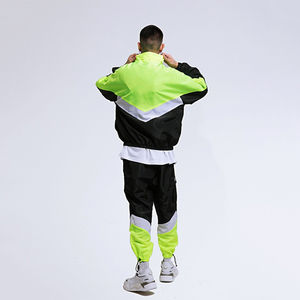 2025 nouvelle conception personnalisée de haute qualité coupe-vent costume prix de gros tendance hommes survêtements coupe-vent costume - Product Image 3