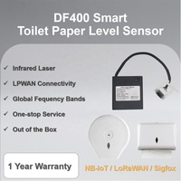 Sensor Pemantauan Tingkat Dispenser Handuk Katun dan Tisu Toilet CNDingtek NB-IoT DF400 di Kamar Mandi