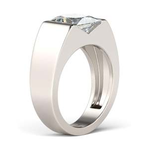 Bague de mode Jeulia en argent sterling, coupe princesse audacieuse - Product Image 3