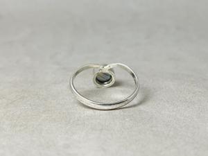 925แหวนเงินสเตอร์ลิงธรรมชาติสีฟ้าหรูหราแหวนอัญมณีทรงกลมเรียบแหวนสวมนิ้วทำด้วยมือเครื่องประดับหิน - Product Image 6