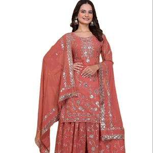 green emerald velvet dress Chic Heavy Embroidered Blush Pink Chiffon Maxi Dress