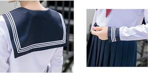 Uniformes de alta calidad personalizados OEM, camisa blanca de colores para niños y niñas, uniformes de camisa para escuela primaria y secundaria - Product Image 4