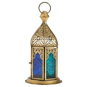 Elegant <b>Moroccan</b> Lantern Table Top Lantern Golden Powder Coated for Stylish Home <b>Decor</b> <b>Moroccan</b> Lantern for Home Decoration - Product Image 5