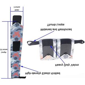 Service personnalisé OEM Sangles de poignet de musculation Bandes de poignet extra longues pour l'haltérophilie Enveloppes de poignet de fitness unisexes antidérapantes - Product Image 3