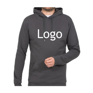 Fabricante personalizado Streetwear Heavy Weight algodón mezclado Boxy Raw Hem apenado bordado parche profesional sudaderas con capucha hombres - Product Image 1