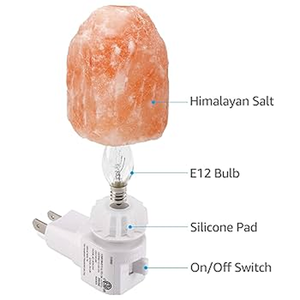 Lampe murale élégante en cristal de roche faite à la main pour une lueur chaude relaxante - Product Image 2