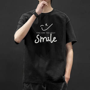 T-shirts pour hommes graphiques vintage lourds surdimensionnés personnalisés en gros vêtements de mode streetwear - Product Image 3