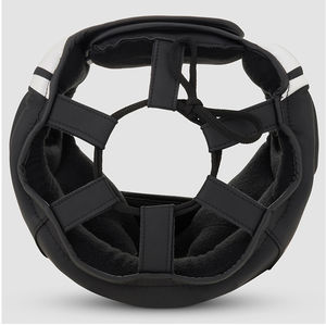 หมวกชกมวยศิลปะการต่อสู้เย็บปะสีขาวดำ, อุปกรณ์ป้องกันศีรษะสำหรับใส่ชกมวยเทควันโด - Product Image 6