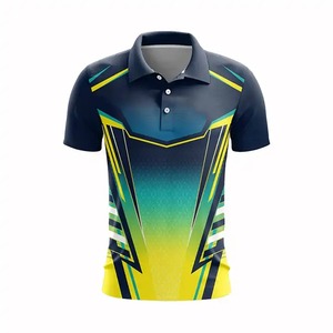 เสื้อคริกเก็ตคุณภาพพรีเมียมแบบขายส่ง แห้งเร็ว ระบายอากาศได้ดี ลายพิมพ์แบบซับลิเมชั่น ชุดกีฬาทีมชาย ออกแบบสีได้ตามต้องการ - Product Image 6