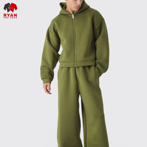 Survêtement pour homme personnalisé Ryan Pro Gear, col à capuche, fermeture éclair, avec logo personnalisé OEM ODM - Product Image 4