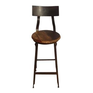 Tabourets de comptoir pivotants Tabourets de cuisine à hauteur de comptoir avec cadre en métal Hauteur de siège en détresse - Product Image 2