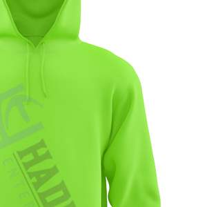 Custom lime <b>green</b> <b>hoodie</b> with diagonal hadeed print stylish unisex pullover sweatshirt casual streetwear <b>hoodie</b> - Product Image 4