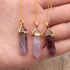 ดินสอพลอยธรรมชาติจี้เงิน - Product Image 3