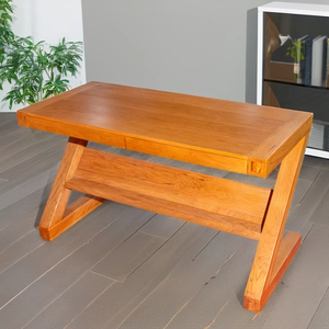 TACASA personnalisé nordique moderne en bois massif rectangulaire Table d'ordinateur portable debout dressing écriture bureau tiroir de rangement Durable - Product Image 1