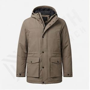 Best Style <b>Men</b> Winter Parka Jacket Waterproof Reversible Down Coat Cotton Filling Plus Size Wholesale Outdoor Thermal Clothing - Product Image 1